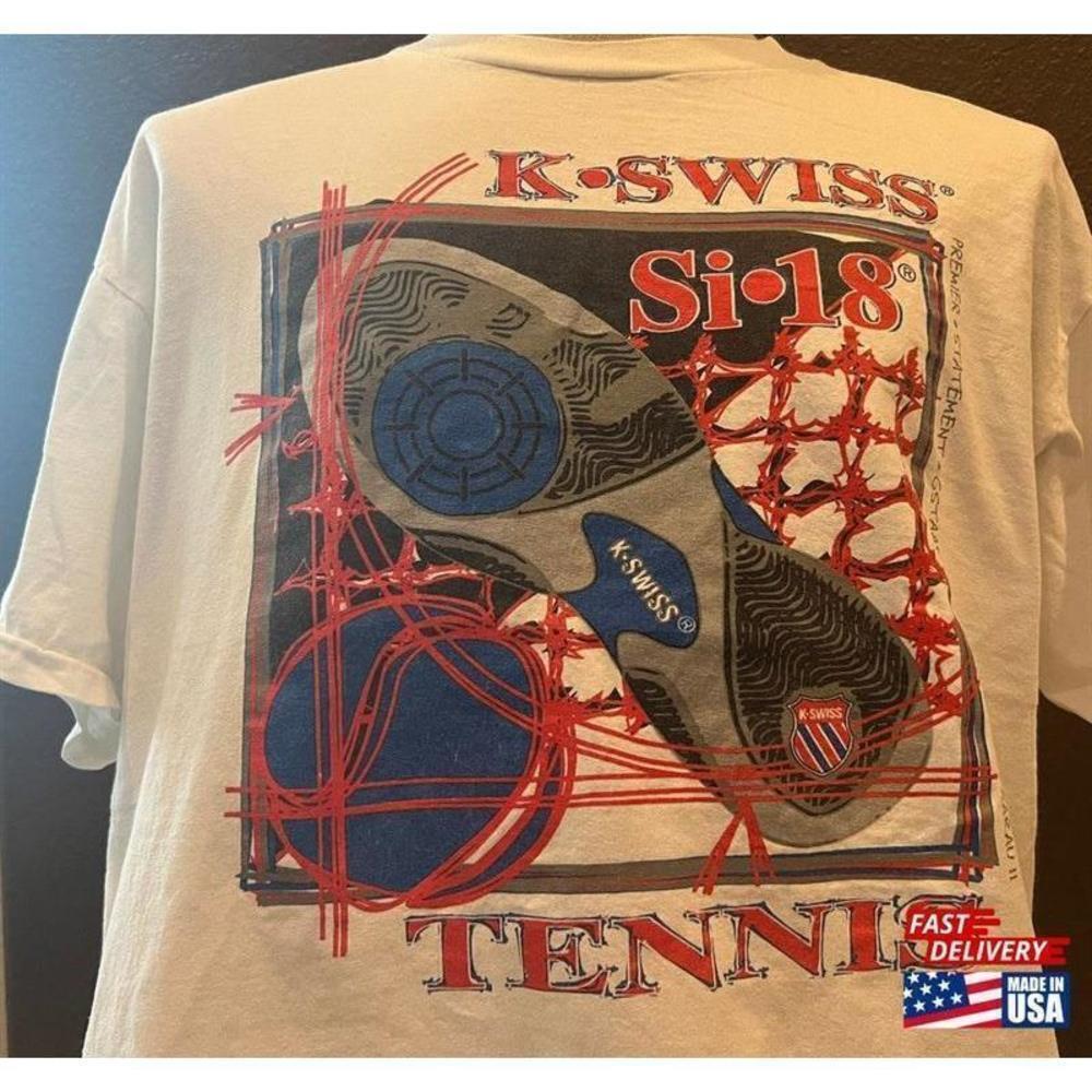 K Swiss Tennis Shoes Retro Sportswear Graphic Unisex T-Shirt